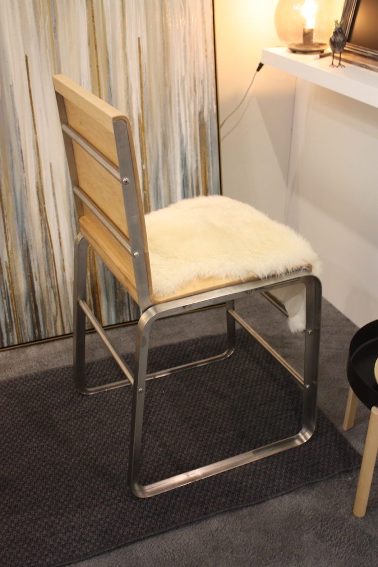 Chairs that convert from bar height to regular height are real space-savers.