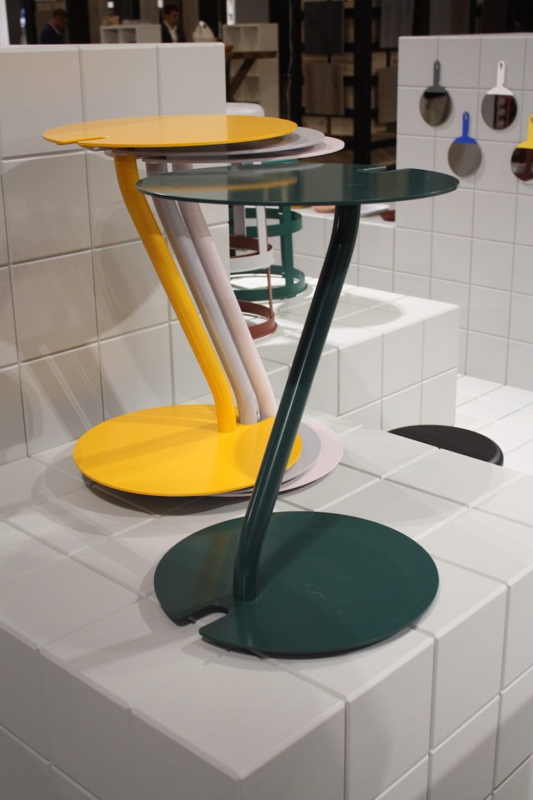 Durable, stackable occasional table can serve many purposes.