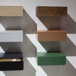 Making the most of products that attach to the wall is very helpful.