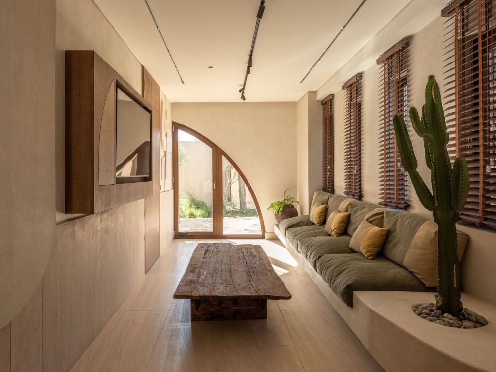 Crete House Villa by Entopos Architects Calm Colors