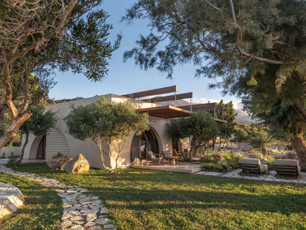 Crete House Villa by Entopos Architects front