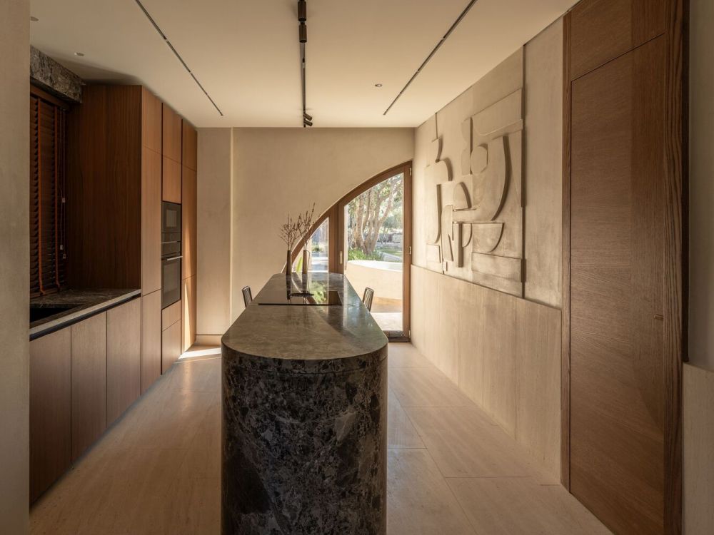 Crete House Villa by Entopos Architects kitchen