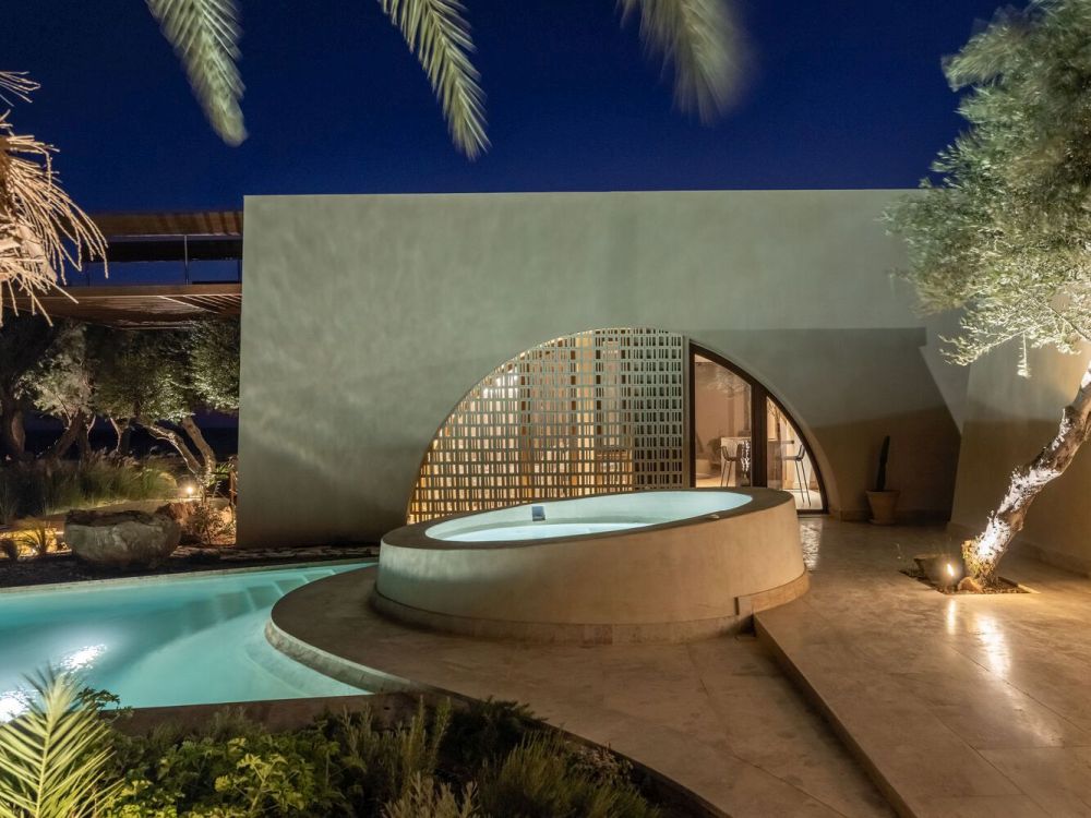 Crete House Villa by Entopos Architects pool