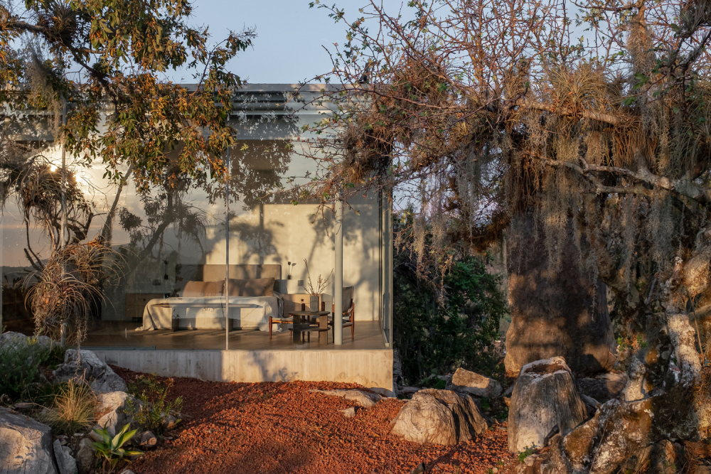 Mexican Cliff House bedroom