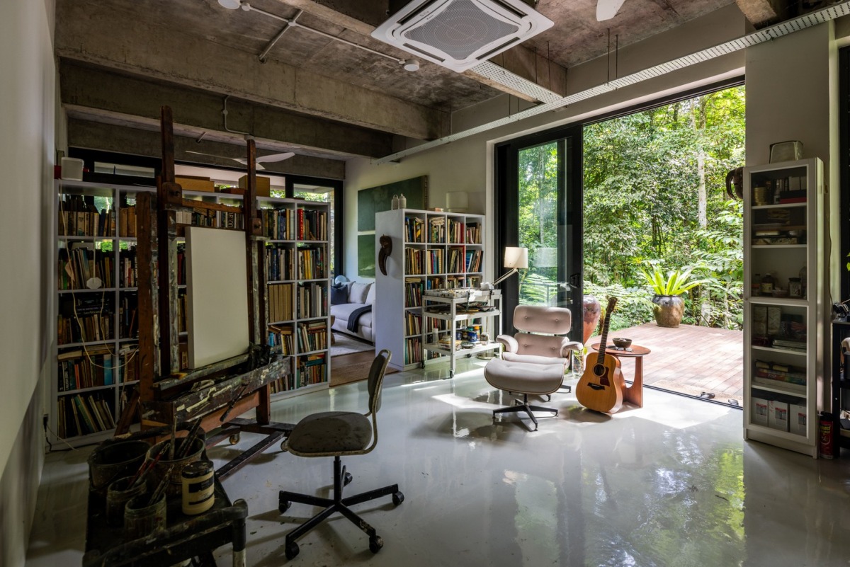 Rainforest Residence Architecture Art Room