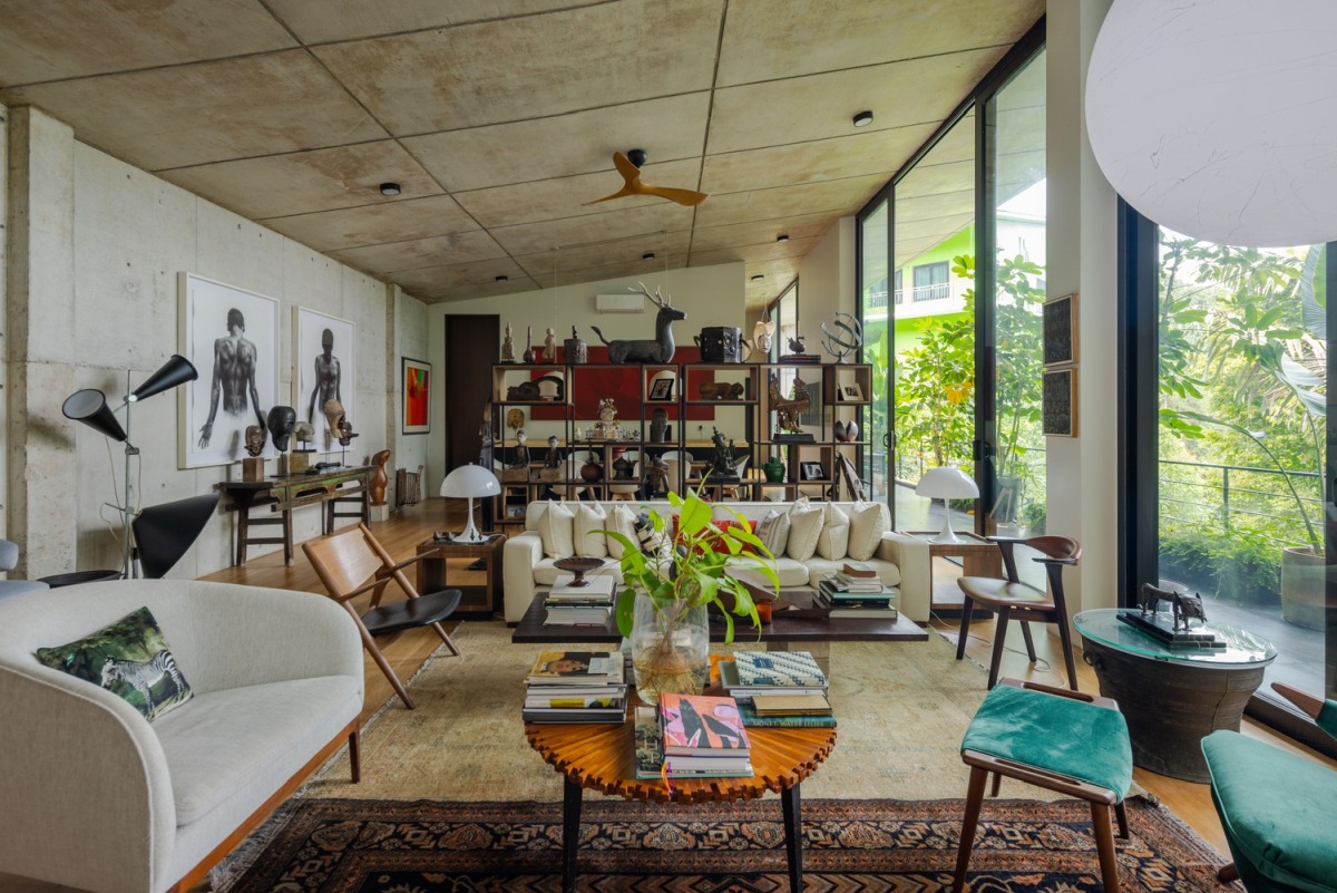 Rainforest Residence Architecture Living Room