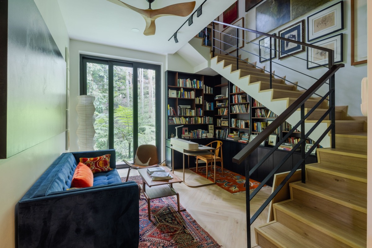 Rainforest Residence Architecture understairs office
