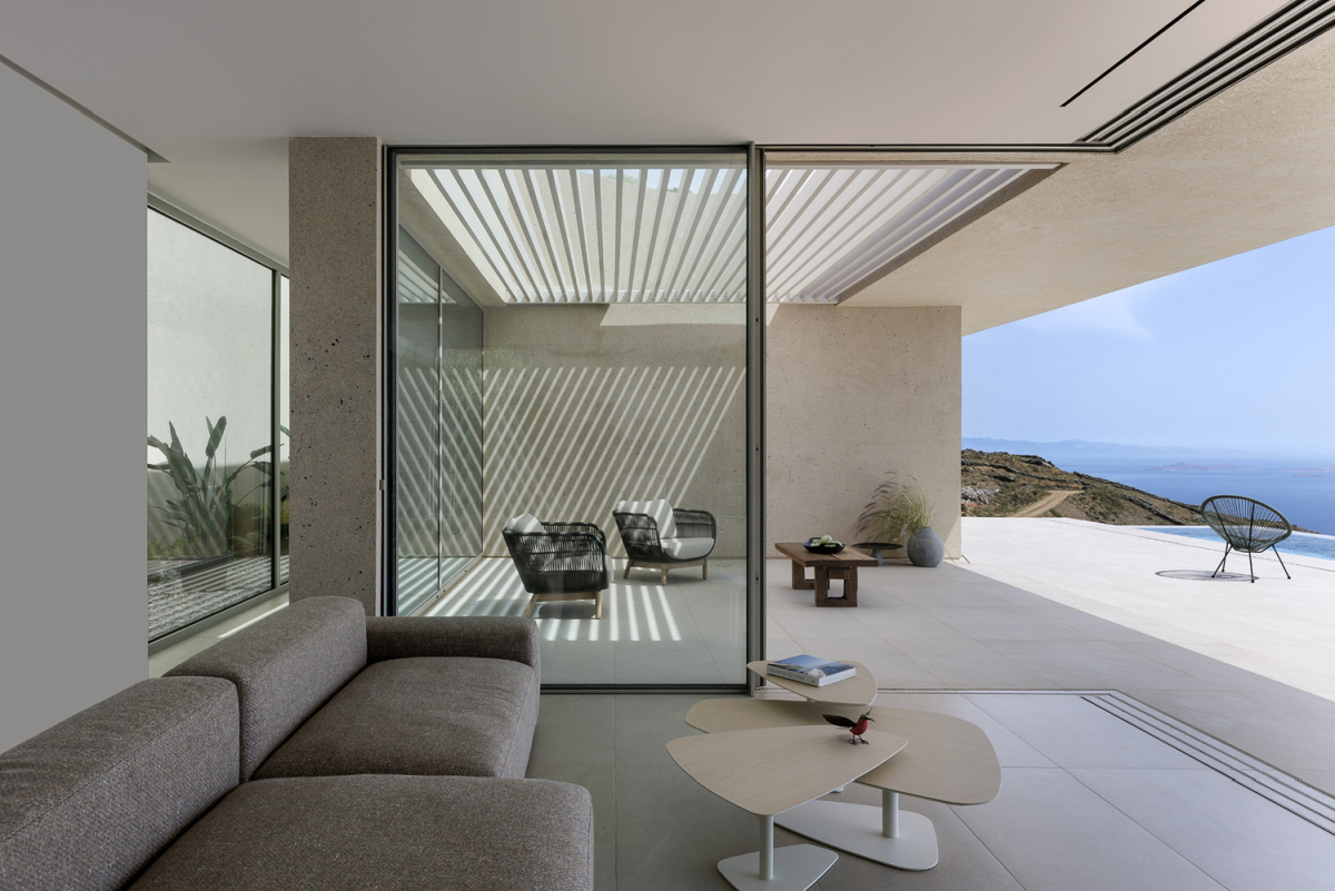 Slot House in Greece seating