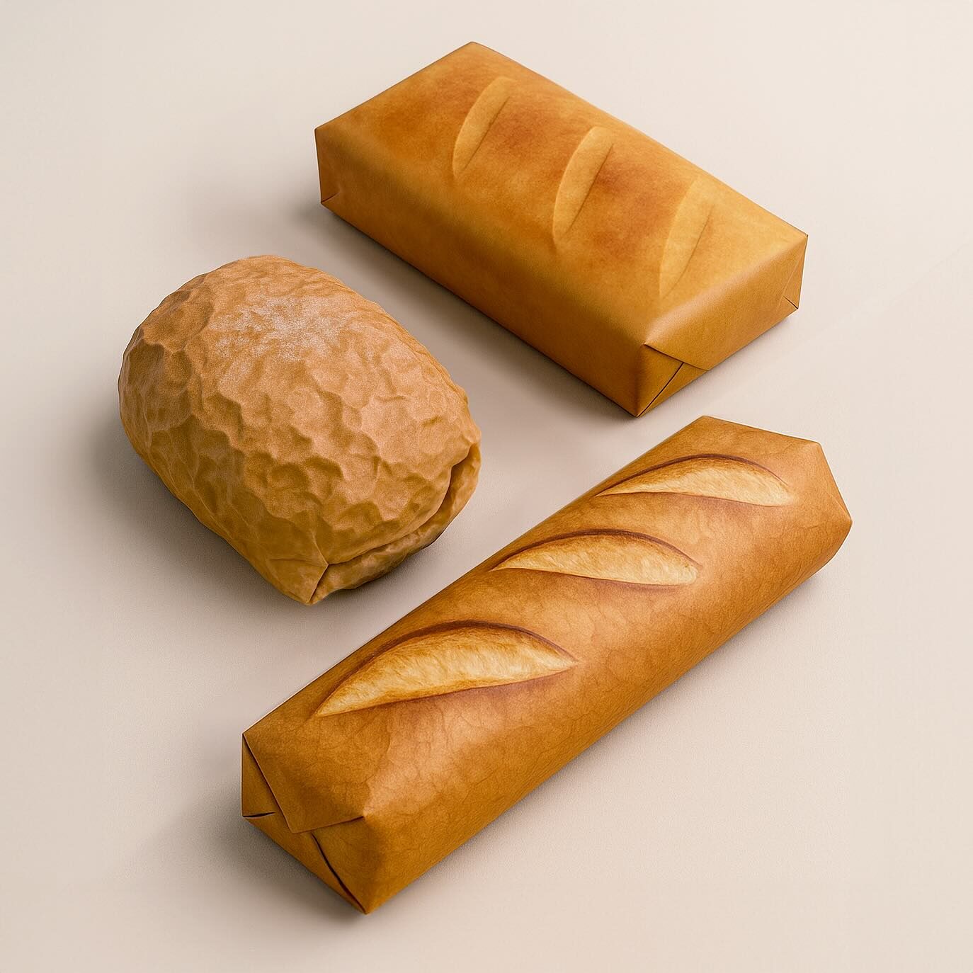 Ippei Tsujio’s Fresh Batch of Wrapping Paper Transforms Gifts Into Perfectly Baked Loaves