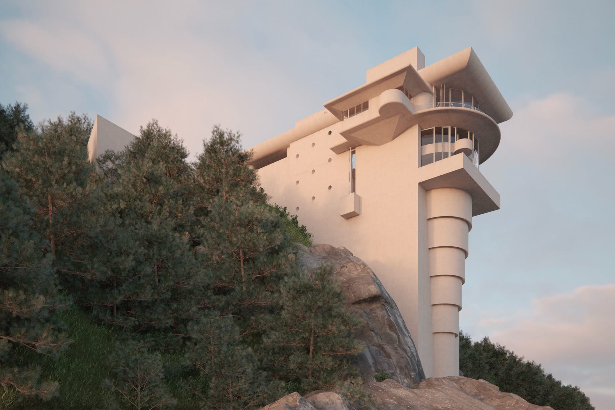 Get Up Close to Frank Lloyd Wright’s Unrealized Buildings with David Romero’s Digital Models