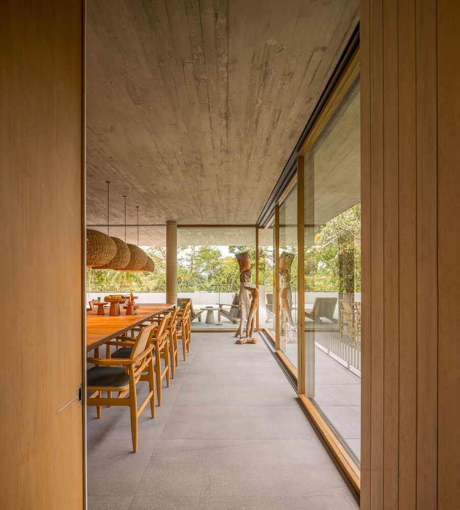 Studio mk27 house design canopy door