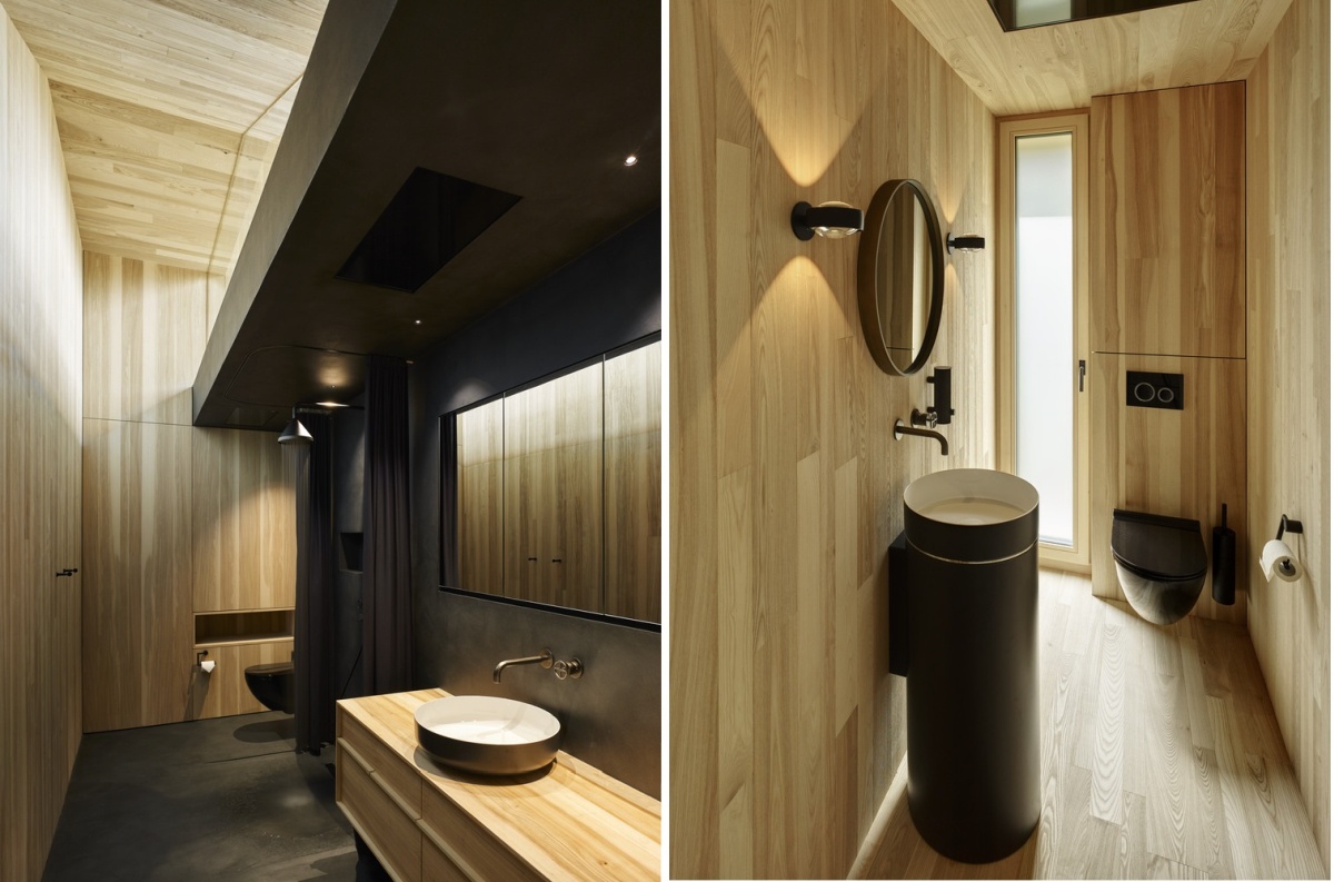 Bregenzerwald Vacation Home from Architektur SCHWEIGHOFER bath