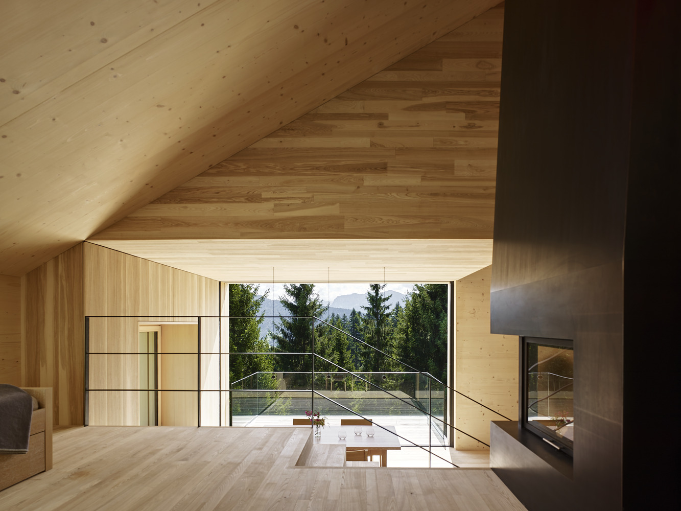 Bregenzerwald Vacation Home from Architektur SCHWEIGHOFER interior