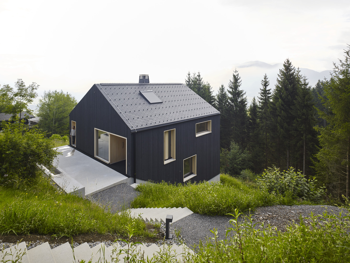 Bregenzerwald Vacation Home from Architektur SCHWEIGHOFER view panoramic