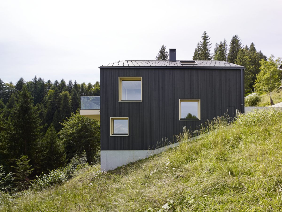 Bregenzerwald Vacation Home from Architektur SCHWEIGHOFER windows