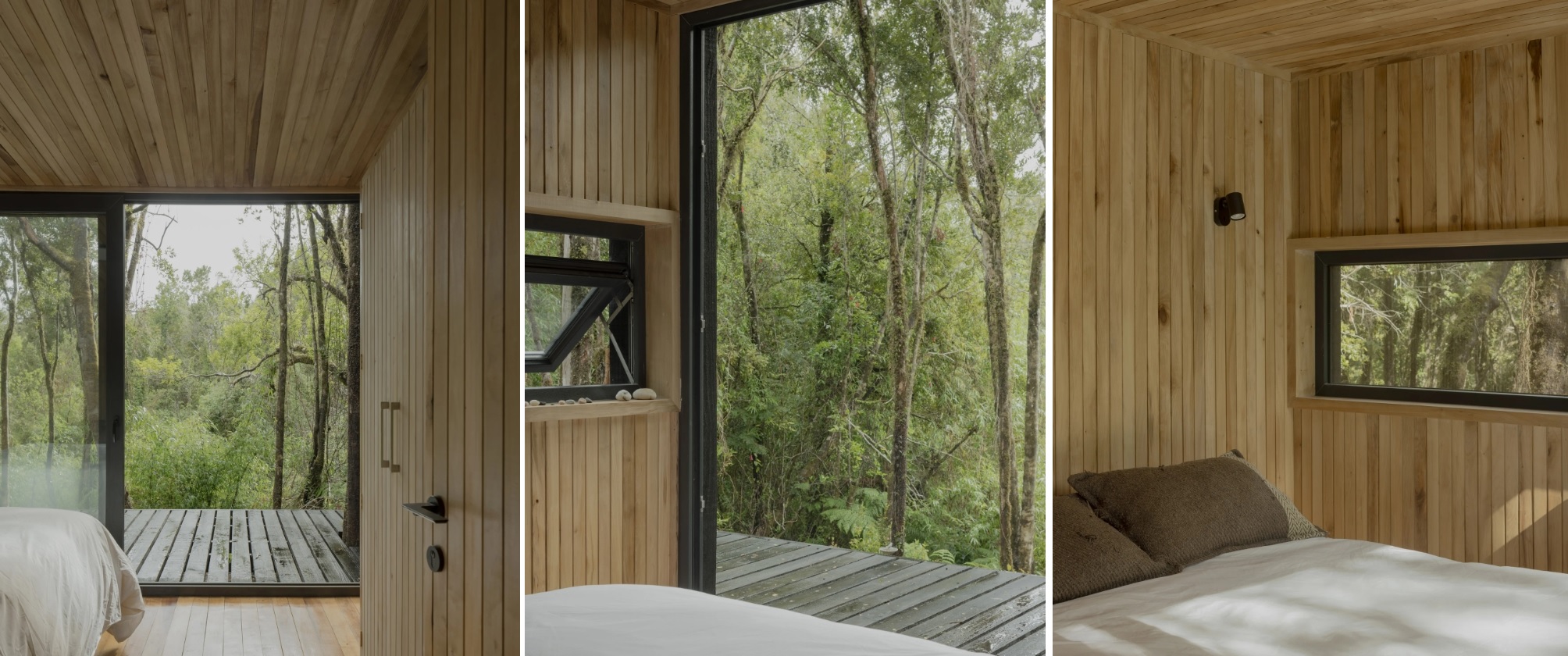 Cabin in Valdivia Chile interior bedroom