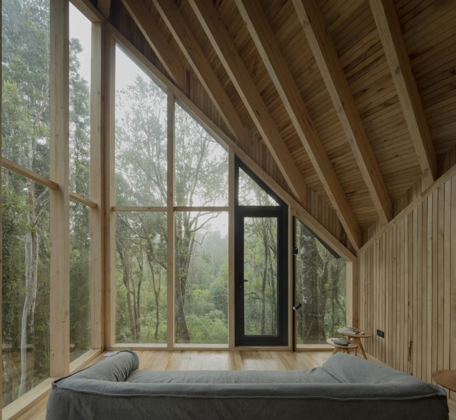 Cabin in Valdivia Chile interior