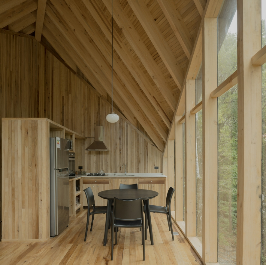 Cabin in Valdivia Chile kitchen