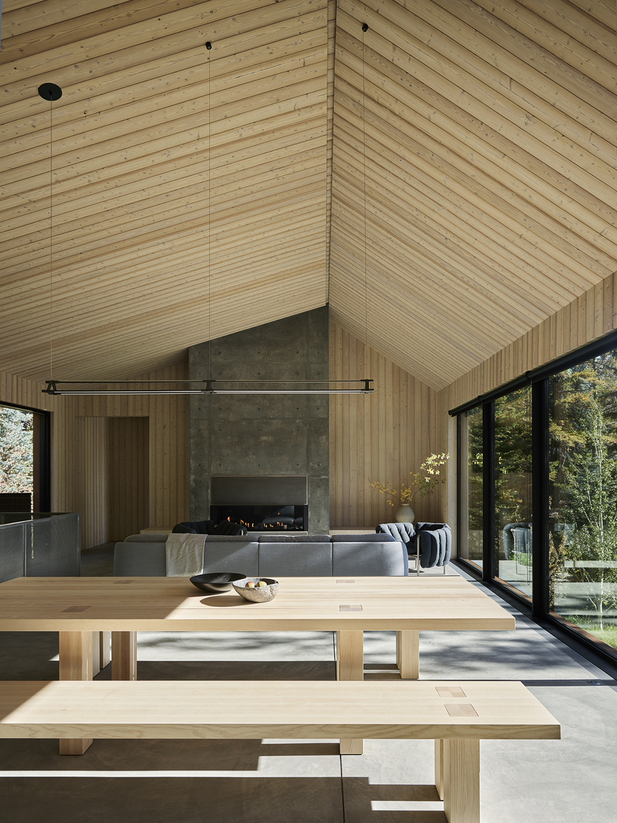 Caju weathered Corten steel house living