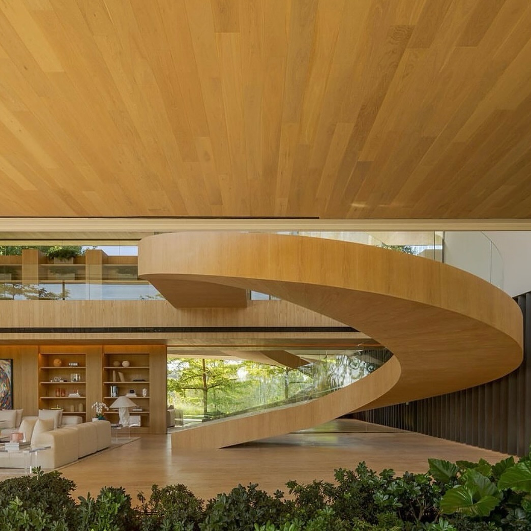 Casa da Baro Interior Spiral Staircase