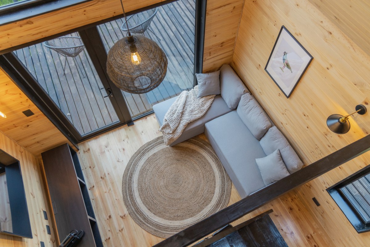 Chile Tiny Auro from TRAWA Arquitectos view from upstairs