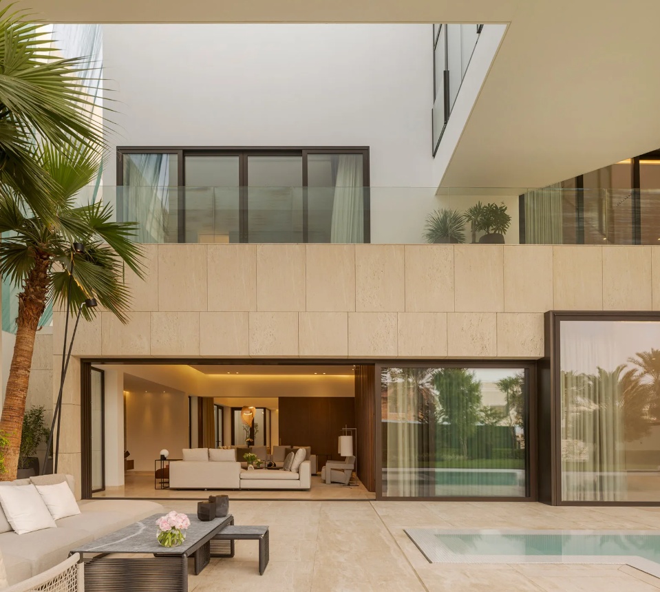 Cleft House by TAEP AAP pool furniture