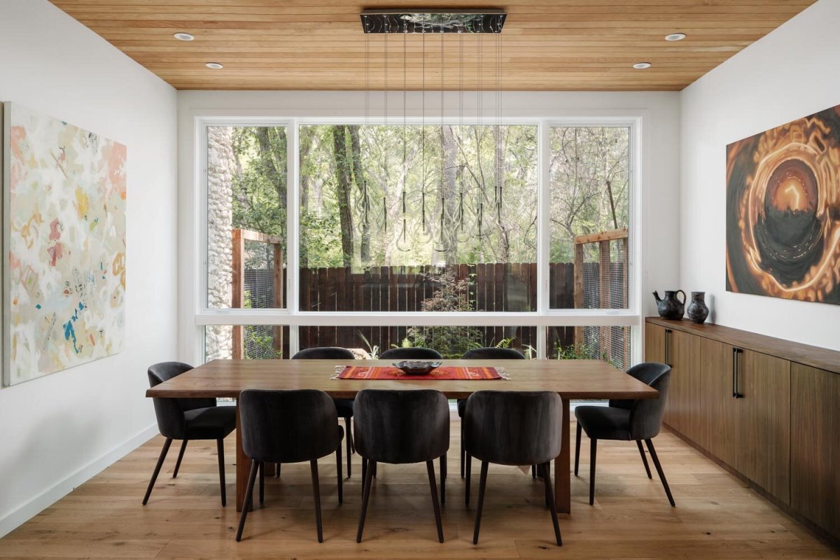Crestvale Residence from Clark Richardson Architects dining area