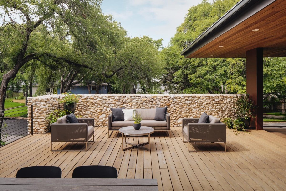 Crestvale Residence from Clark Richardson Architects patio modern