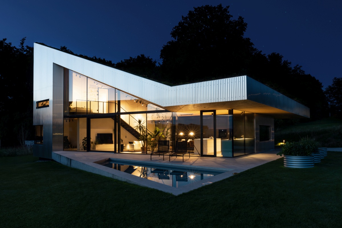 House Caramel Architekten Austria night