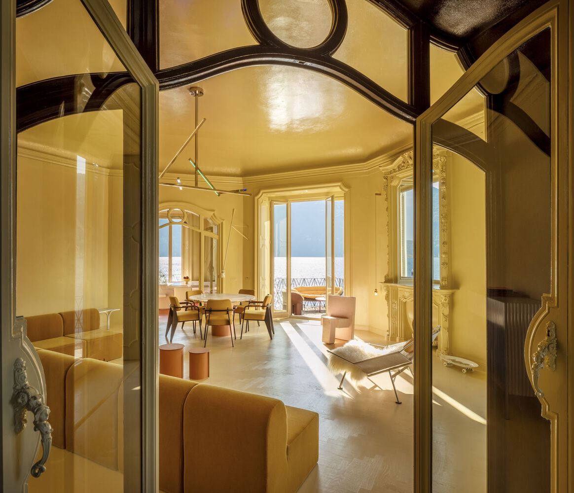 House on Lake Como J Mayer H Architects Homedit com interior