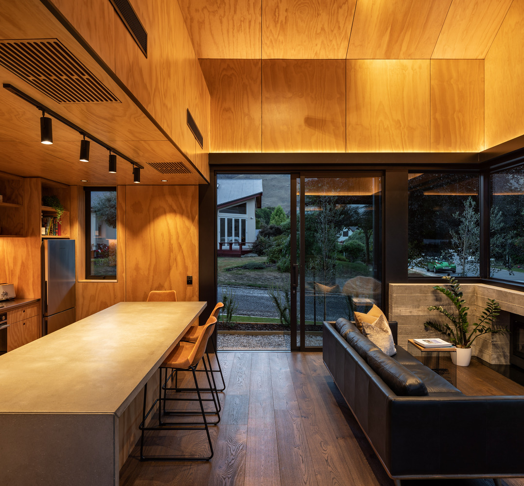 Japanese aesthetic House open living room layout