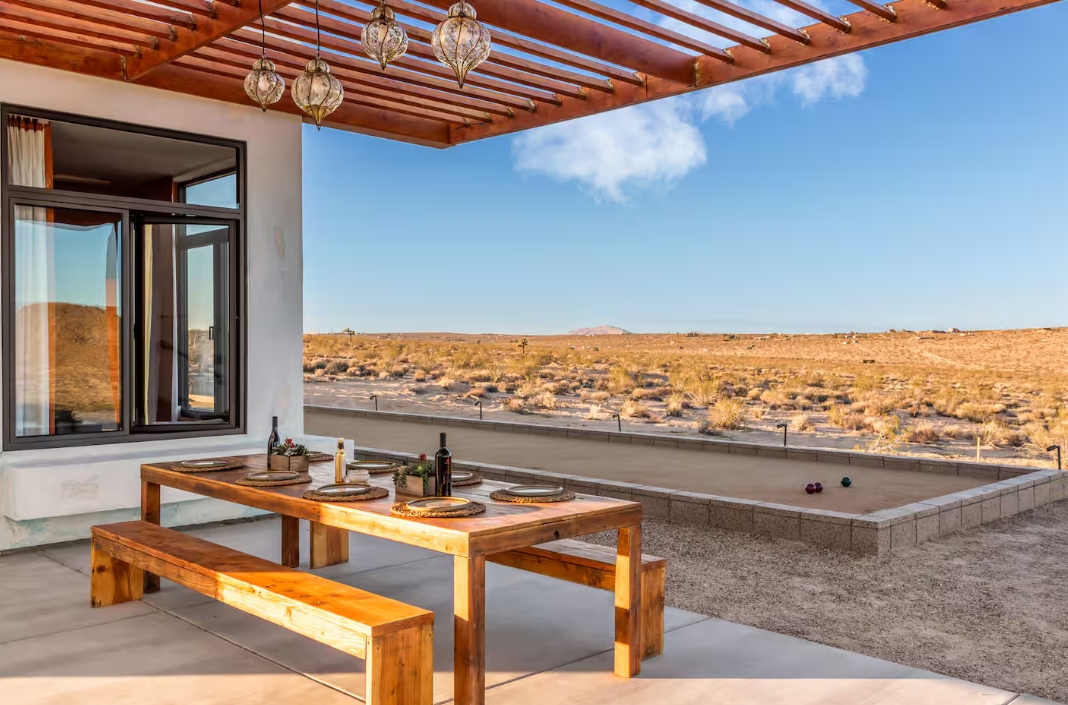 Joshua Tree National Park House Dining Area Outside
