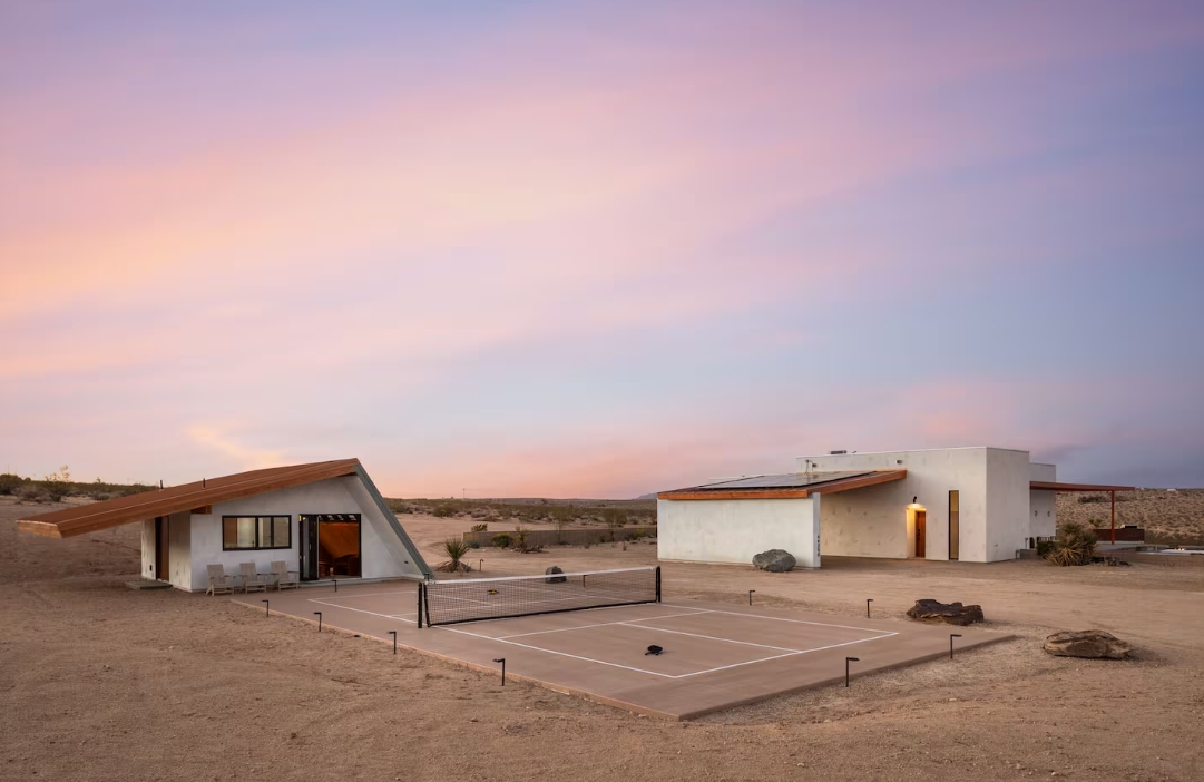 Joshua Tree National Park House Tennis Court