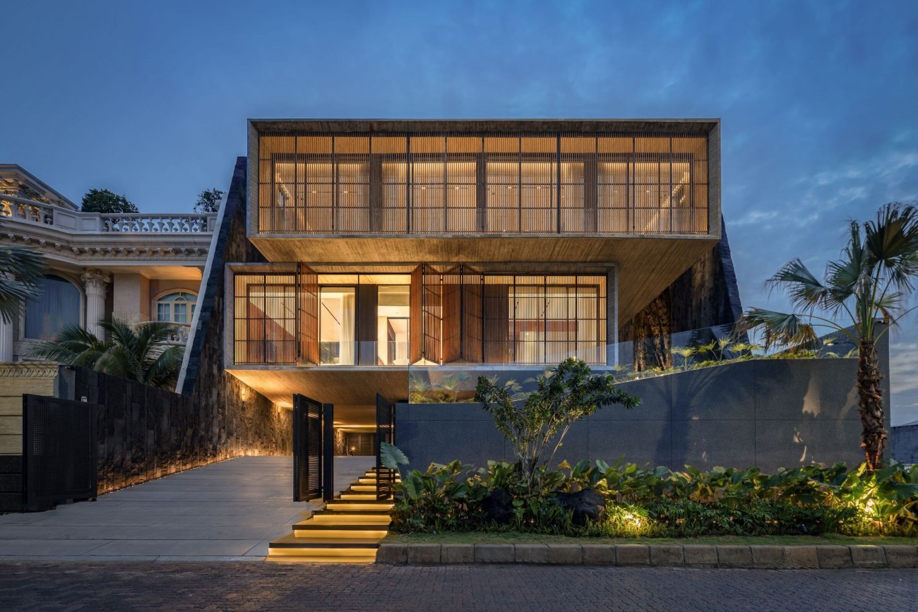 K Thengono Design Studio Architecture Facade Shutters