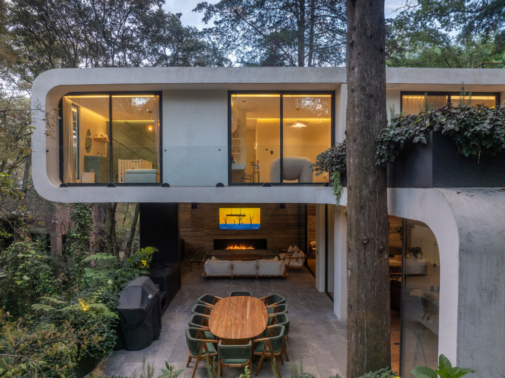 LAI House BROISSIN Mexico sunset