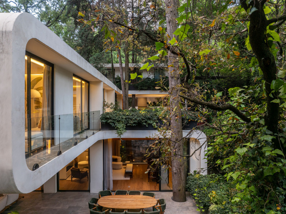 LAI House BROISSIN Mexico vegetation