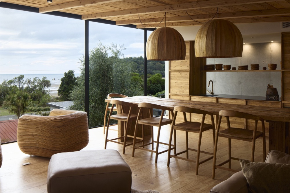 Ligar Bay Bach House from Young Architects kitchen area