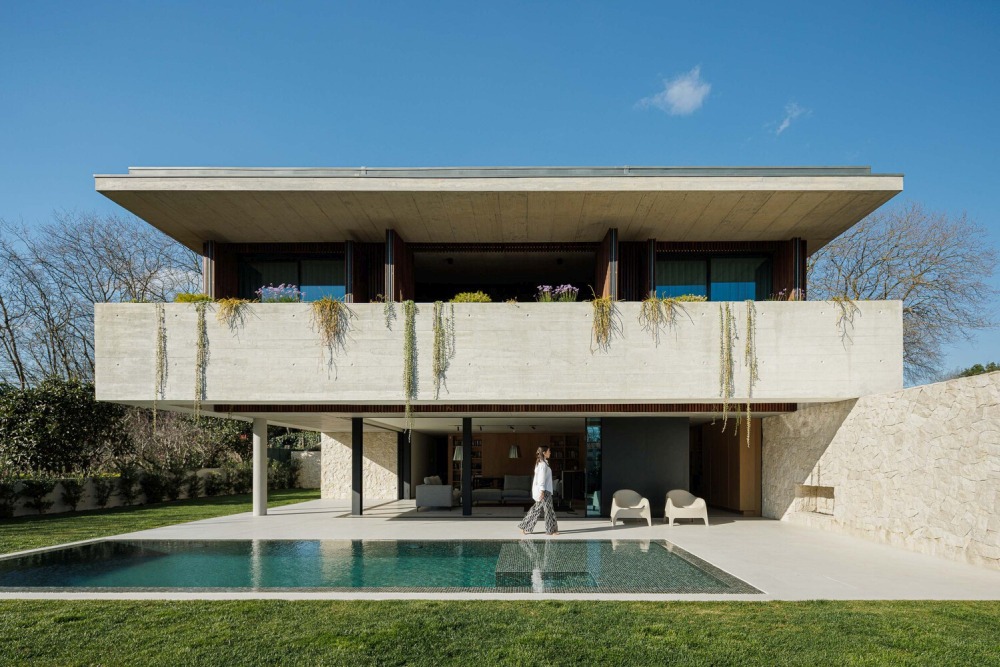 M House Concrete Structure House in Portugal Homedit