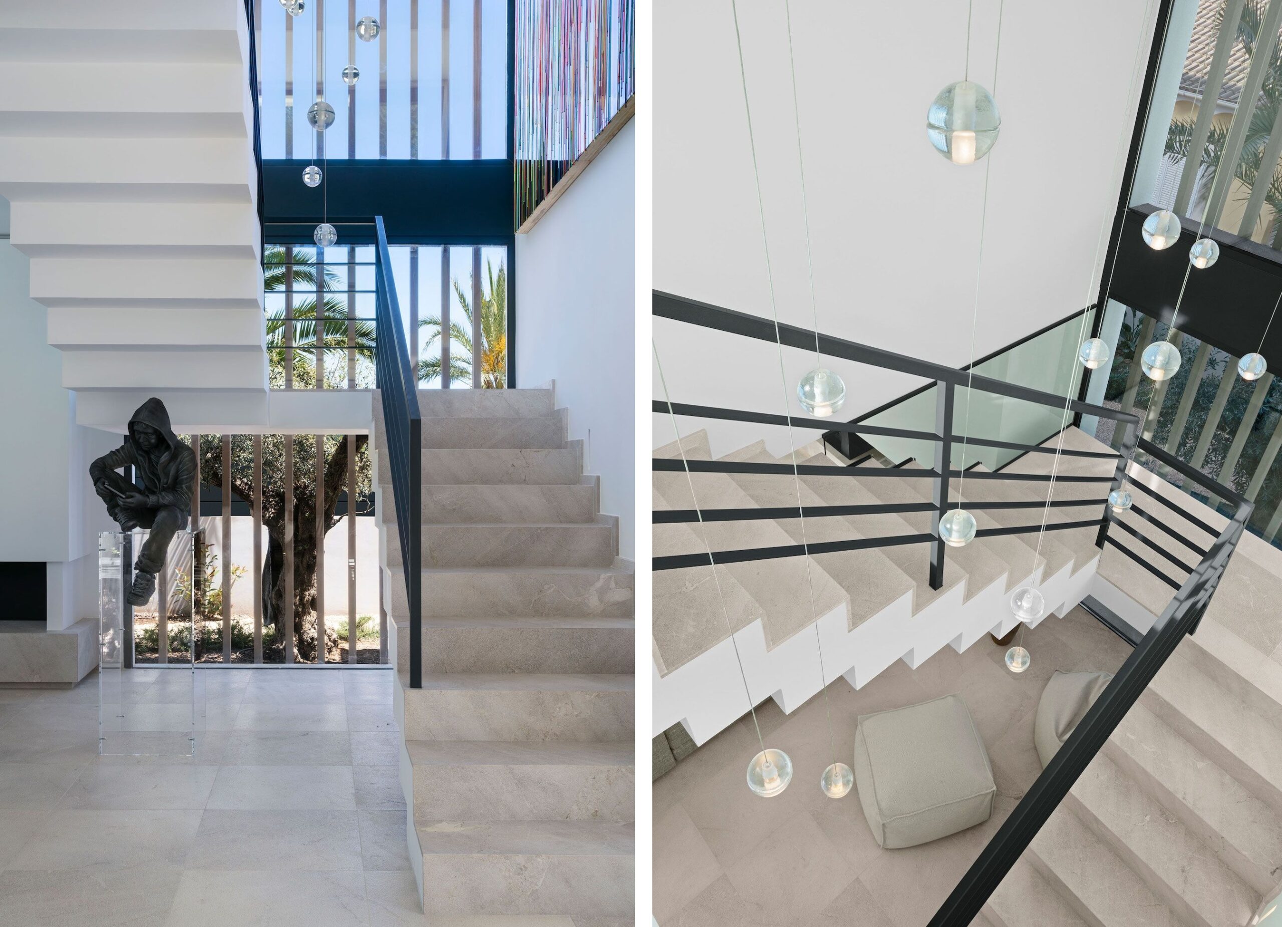 Santa Ponca Twelve Villa Modern Design stairs scaled