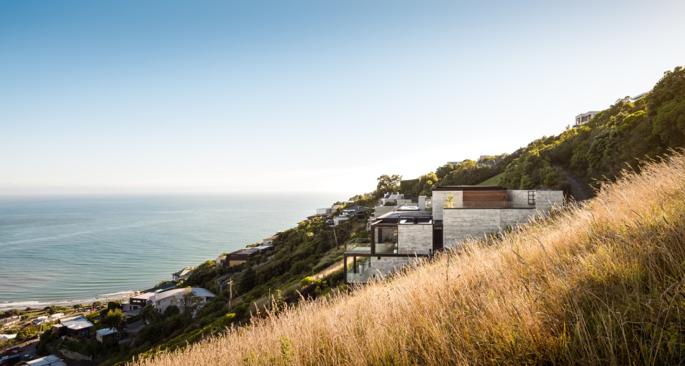 Scarborough Beton Brut House from Young Architects cliff view