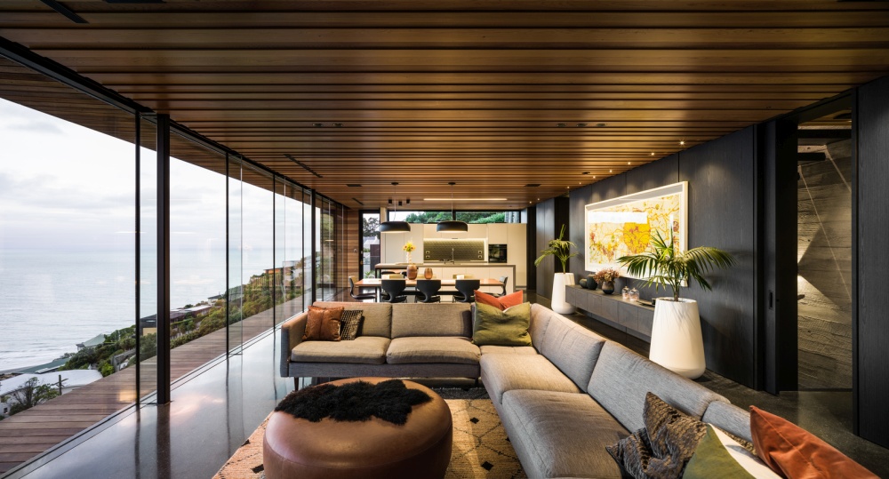 Scarborough Beton Brut House from Young Architects living view