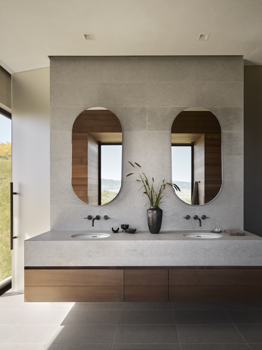 Skyview residence Jackson Wyoming master bath