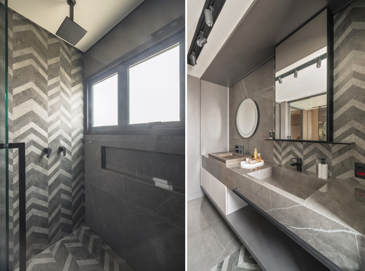 A 350 sqm Duplex Blends Comfort and Clean Design bathroom