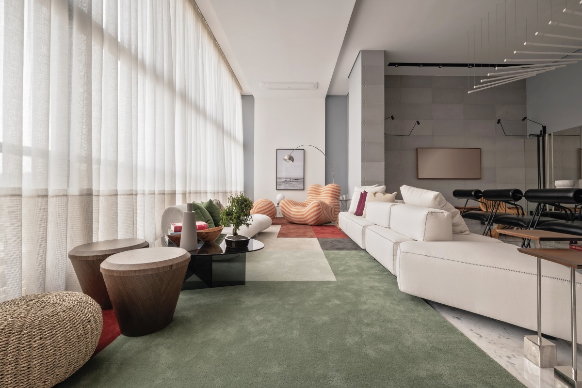 A 350 sqm Duplex Blends Comfort and Clean Design living