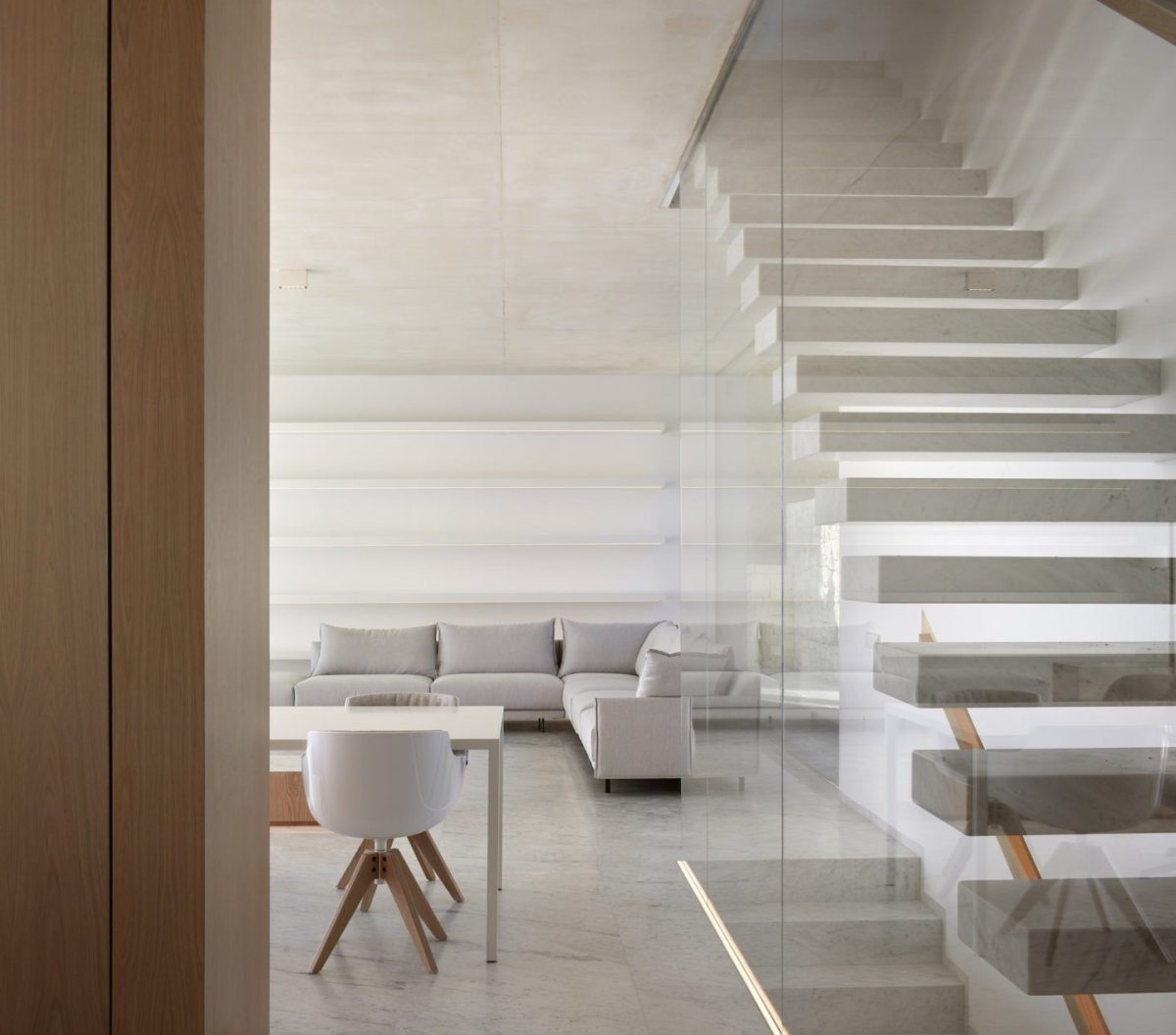 Alicante Spain House by Ramon Esteve Estudio indoor stairs