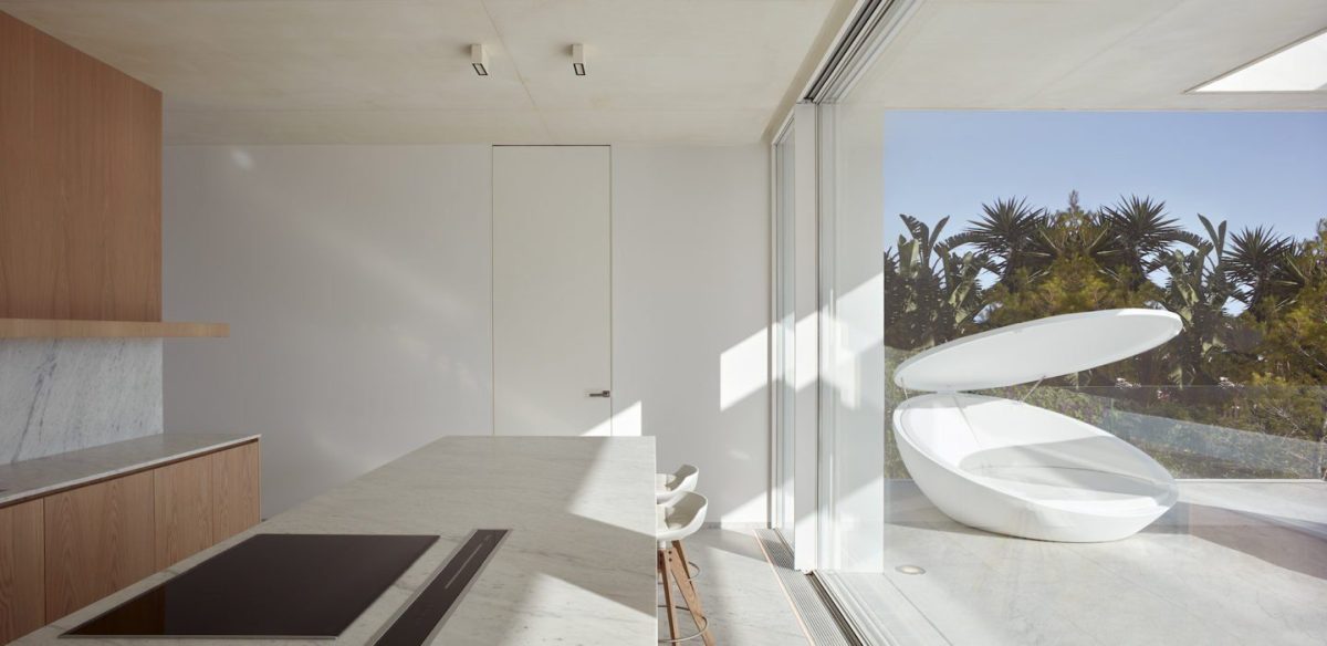 Alicante Spain House by Ramon Esteve Estudio kitchen view