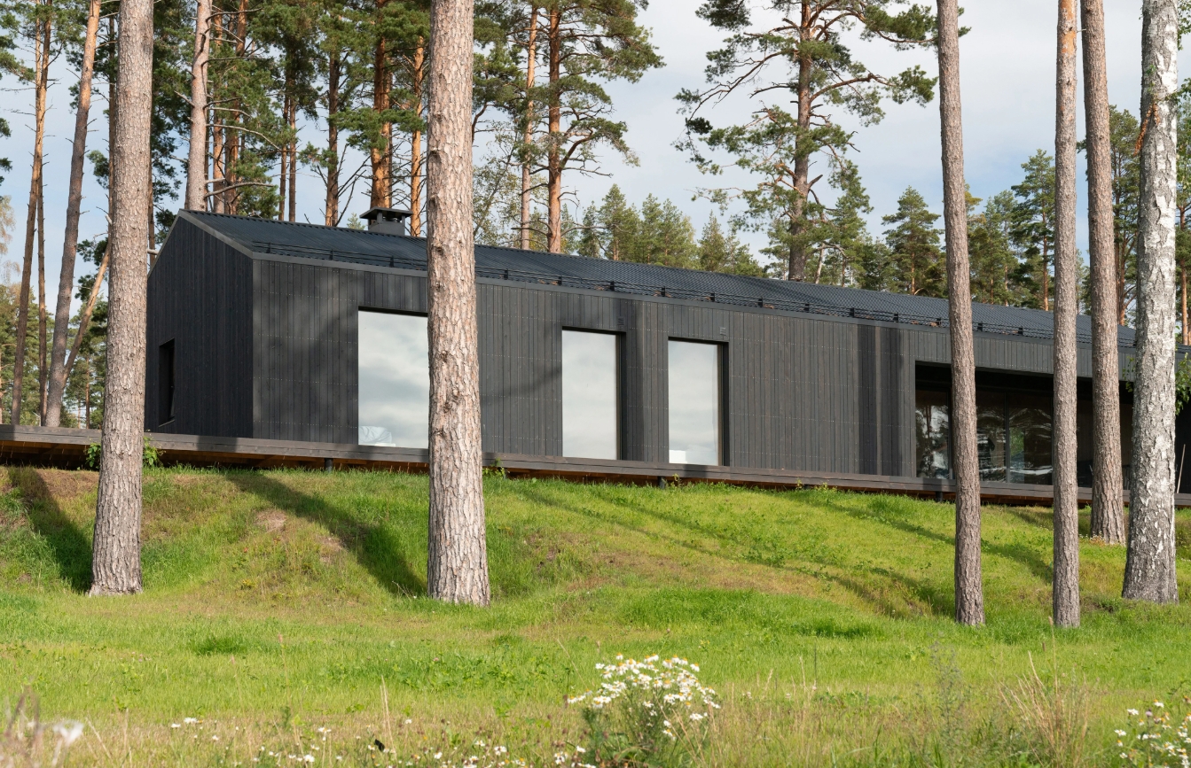 Delo House 3 2 by Arseny Brodach black facade