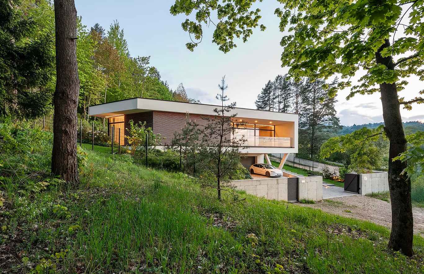 Modern house in Vilinius