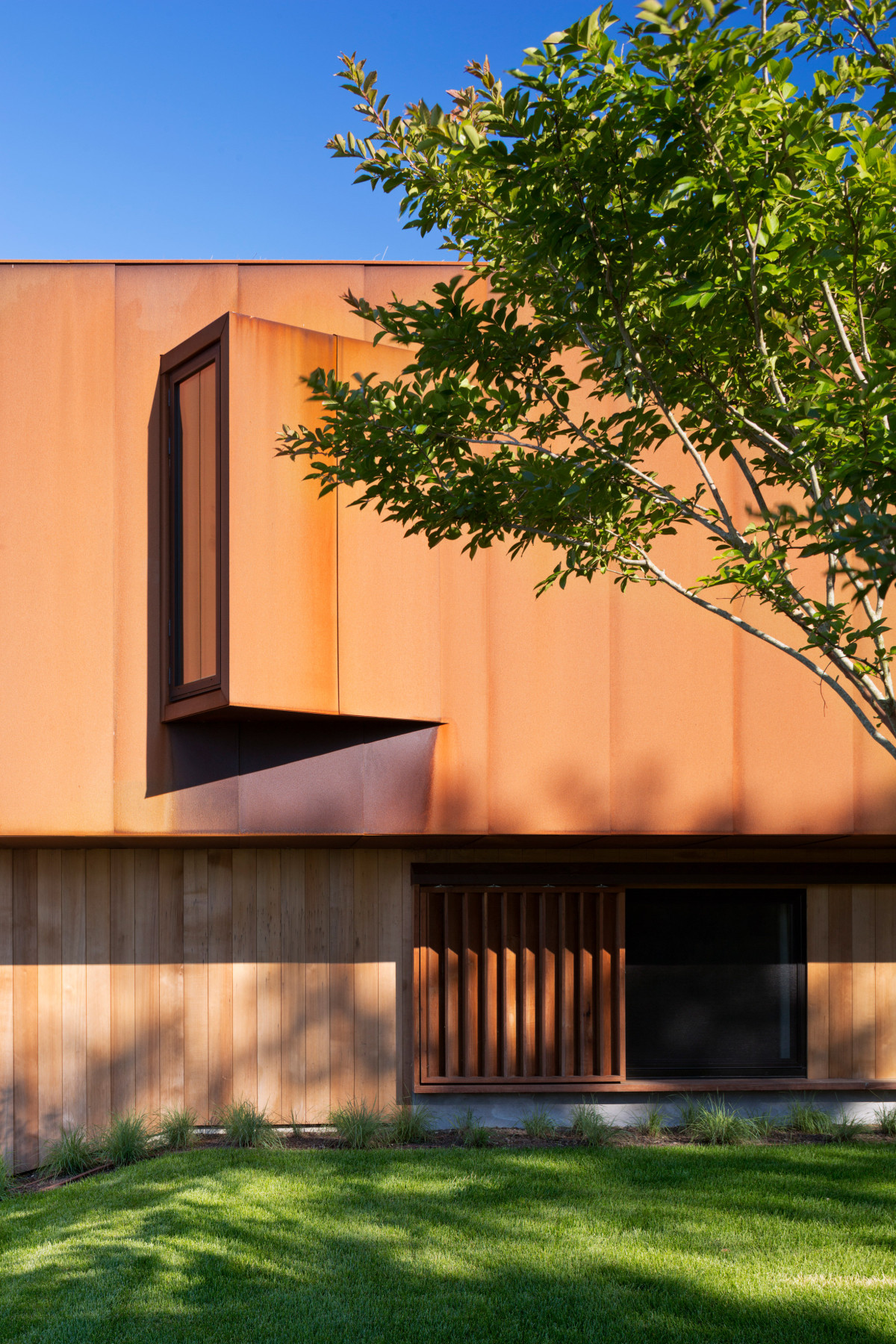 Peconic House Mapos Architecture Corten Steel