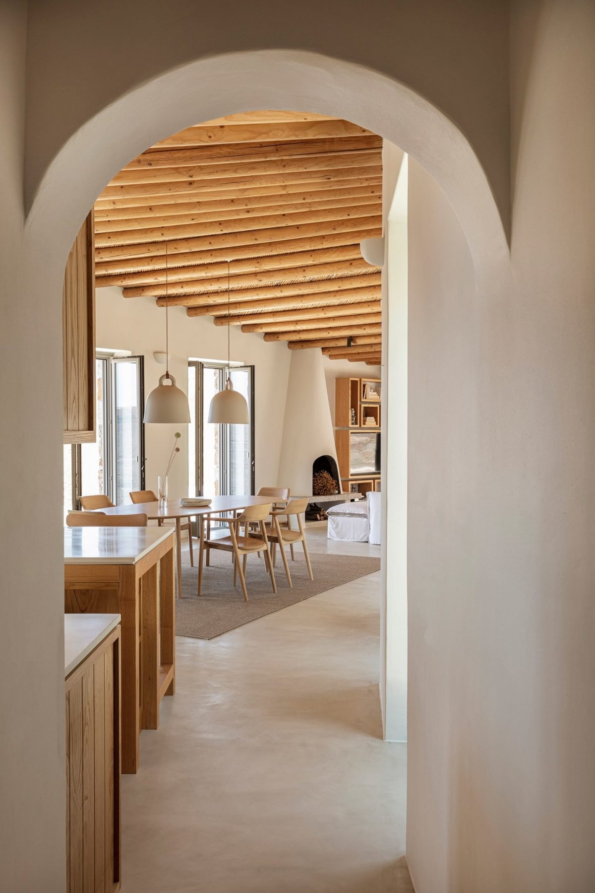 Residence Serifos Greece Sinas Architects room area